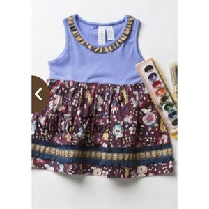 Matilda Jane Paint by Numbers Tunic Shirt Foldstone Sara Tank Top Girl's Size 8